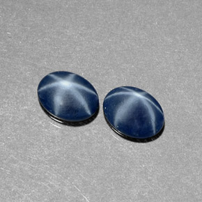 Achetez naturel ct bleue saphir étoilé gems, coupe ovale, en provenance thaïlande chez gemselect. en stock, livraison internationale!