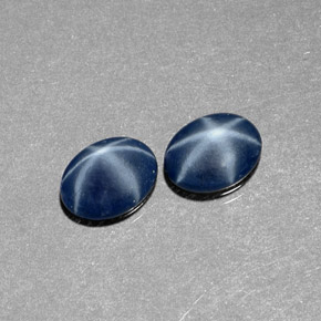 Achetez naturel ct bleue saphir étoilé gems, coupe ovale, en provenance thaïlande chez gemselect. en stock, livraison internationale!