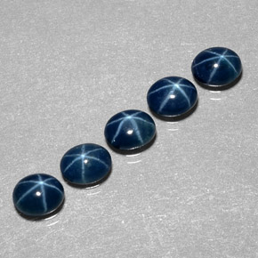 Achetez naturel ct bleue saphir étoilé gems, coupe ovale, en provenance thaïlande chez gemselect. en stock, livraison internationale!