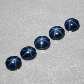 Achetez naturel ct bleue saphir étoilé gems, coupe ovale, en provenance thaïlande chez gemselect. en stock, livraison internationale!