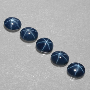 Achetez naturel ct bleue saphir étoilé gems, coupe ovale, en provenance thaïlande chez gemselect. en stock, livraison internationale!