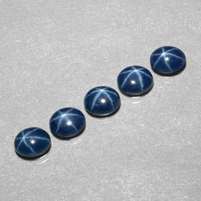 Achetez naturel ct bleue saphir étoilé gems, coupe ovale, en provenance thaïlande chez gemselect. en stock, livraison internationale!