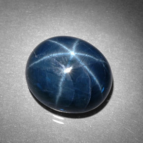 Saphir Étoilé Bleu naturelle Transparent, 11.05 ct, Transparent / Translucide