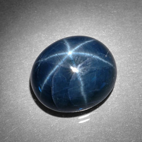 Saphir Étoilé Bleu naturelle Transparent, 11.05 ct, Transparent / Translucide