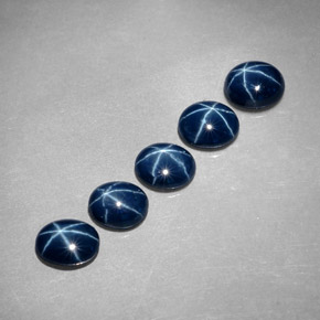 Achetez naturel ct bleue saphir étoilé gems, coupe ovale, en provenance thaïlande chez gemselect. en stock, livraison internationale!