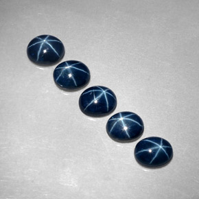 Achetez naturel ct bleue saphir étoilé gems, coupe ovale, en provenance thaïlande chez gemselect. en stock, livraison internationale!