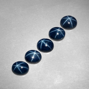 Achetez naturel ct bleue saphir étoilé gems, coupe ovale, en provenance thaïlande chez gemselect. en stock, livraison internationale!