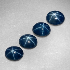 Achetez naturel ct bleue saphir étoilé gems, coupe ovale, en provenance thaïlande chez gemselect. en stock, livraison internationale!