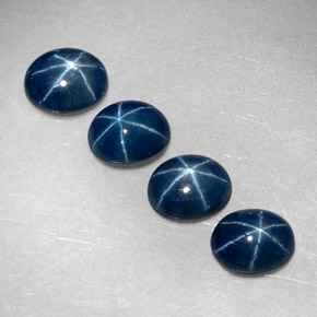 Achetez naturel ct bleue saphir étoilé gems, coupe ovale, en provenance thaïlande chez gemselect. en stock, livraison internationale!