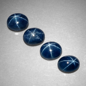 Achetez naturel ct bleue saphir étoilé gems, coupe ovale, en provenance thaïlande chez gemselect. en stock, livraison internationale!
