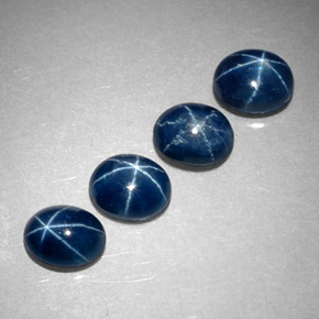 Achetez naturel ct bleue saphir étoilé gems, coupe ovale, en provenance thaïlande chez gemselect. en stock, livraison internationale!