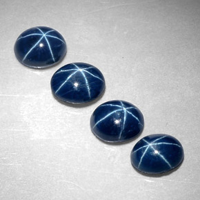 Achetez naturel ct bleue saphir étoilé gems, coupe ovale, en provenance thaïlande chez gemselect. en stock, livraison internationale!