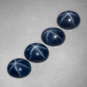 Achetez naturel ct bleue saphir étoilé gems, coupe ovale, en provenance thaïlande chez gemselect. en stock, livraison internationale!