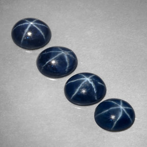 Achetez naturel ct bleue saphir étoilé gems, coupe ovale, en provenance thaïlande chez gemselect. en stock, livraison internationale!