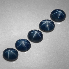 Achetez naturel ct bleue saphir étoilé gems, coupe ovale, en provenance thaïlande chez gemselect. en stock, livraison internationale!