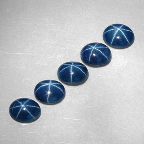 Achetez naturel ct bleue saphir étoilé gems, coupe ovale, en provenance thaïlande chez gemselect. en stock, livraison internationale!