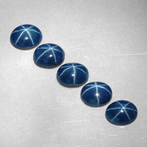 Achetez naturel ct bleue saphir étoilé gems, coupe ovale, en provenance thaïlande chez gemselect. en stock, livraison internationale!