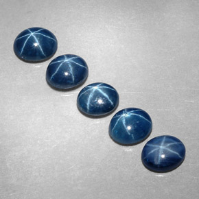 Achetez naturel ct bleue saphir étoilé gems, coupe ovale, en provenance thaïlande chez gemselect. en stock, livraison internationale!