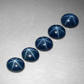 Achetez naturel ct bleue saphir étoilé gems, coupe ovale, en provenance thaïlande chez gemselect. en stock, livraison internationale!