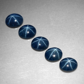 Achetez naturel ct bleue saphir étoilé gems, coupe ovale, en provenance thaïlande chez gemselect. en stock, livraison internationale!