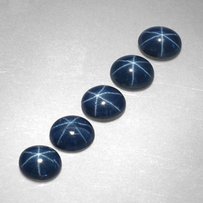 Achetez naturel ct bleue saphir étoilé gems, coupe ovale, en provenance thaïlande chez gemselect. en stock, livraison internationale!