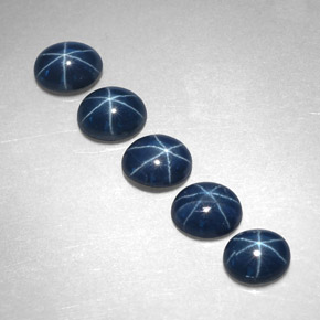 Achetez naturel ct bleue saphir étoilé gems, coupe ovale, en provenance thaïlande chez gemselect. en stock, livraison internationale!