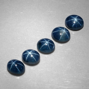 Achetez naturel ct bleue saphir étoilé gems, coupe ovale, en provenance thaïlande chez gemselect. en stock, livraison internationale!