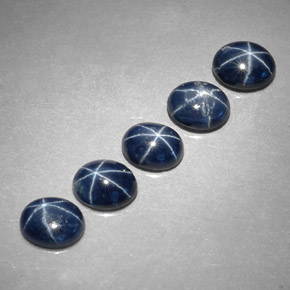 Achetez naturel ct bleue saphir étoilé gems, coupe ovale, en provenance thaïlande chez gemselect. en stock, livraison internationale!