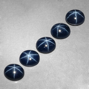 Achetez naturel ct bleue saphir étoilé gems, coupe ovale, en provenance thaïlande chez gemselect. en stock, livraison internationale!