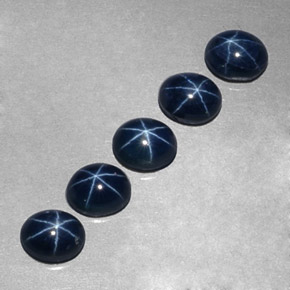 Achetez naturel ct bleue saphir étoilé gems, coupe ovale, en provenance thaïlande chez gemselect. en stock, livraison internationale!