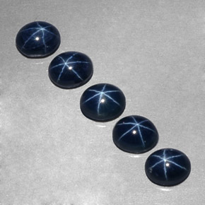 Achetez naturel ct bleue saphir étoilé gems, coupe ovale, en provenance thaïlande chez gemselect. en stock, livraison internationale!