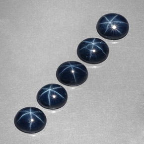 Achetez naturel ct bleue saphir étoilé gems, coupe ovale, en provenance thaïlande chez gemselect. en stock, livraison internationale!