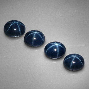 Achetez naturel ct bleue saphir étoilé gems, coupe ovale, en provenance thaïlande chez gemselect. en stock, livraison internationale!