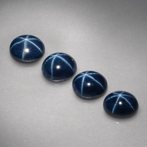 Achetez naturel ct bleue saphir étoilé gems, coupe ovale, en provenance thaïlande chez gemselect. en stock, livraison internationale!