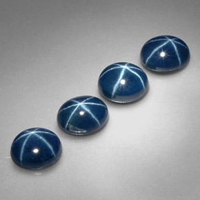 Achetez naturel ct bleue saphir étoilé gems, coupe ovale, en provenance thaïlande chez gemselect. en stock, livraison internationale!
