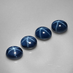Achetez naturel ct bleue saphir étoilé gems, coupe ovale, en provenance thaïlande chez gemselect. en stock, livraison internationale!