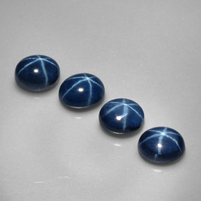 Achetez naturel ct bleue saphir étoilé gems, coupe ovale, en provenance thaïlande chez gemselect. en stock, livraison internationale!