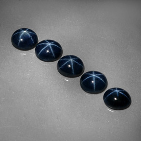 Achetez naturel ct bleue saphir étoilé gems, coupe ovale, en provenance thaïlande chez gemselect. en stock, livraison internationale!