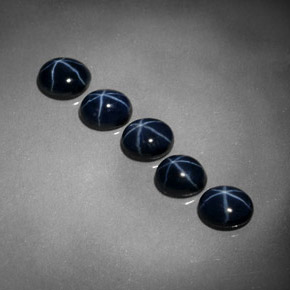 Achetez naturel ct bleue saphir étoilé gems, coupe ovale, en provenance thaïlande chez gemselect. en stock, livraison internationale!