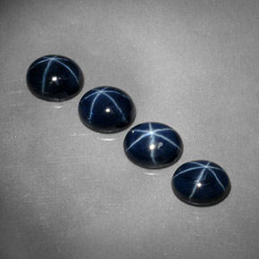 Achetez naturel ct bleue saphir étoilé gems, coupe ovale, en provenance thaïlande chez gemselect. en stock, livraison internationale!