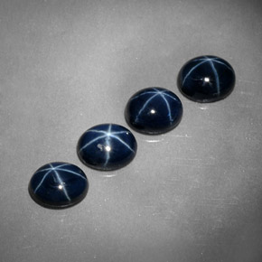 Achetez naturel ct bleue saphir étoilé gems, coupe ovale, en provenance thaïlande chez gemselect. en stock, livraison internationale!