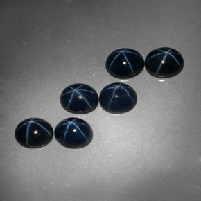 Achetez naturel ct bleue saphir étoilé gems, coupe ovale, en provenance thaïlande chez gemselect. en stock, livraison internationale!