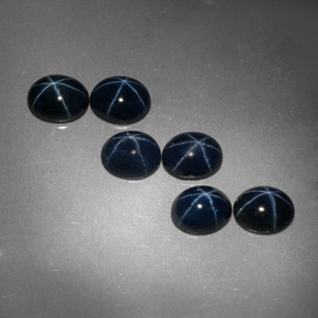 Achetez naturel ct bleue saphir étoilé gems, coupe ovale, en provenance thaïlande chez gemselect. en stock, livraison internationale!