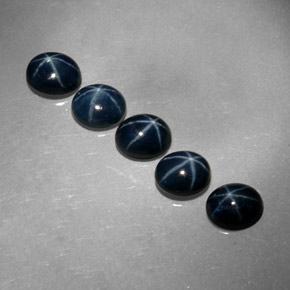 Achetez naturel ct bleue saphir étoilé gems, coupe ovale, en provenance thaïlande chez gemselect. en stock, livraison internationale!
