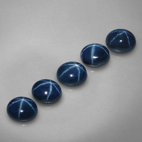 Achetez naturel ct Bleu Saphir Étoilé gems, Coupe ovale, En provenance Thaïlande chez GemSelect. En stock, livraison internationale!