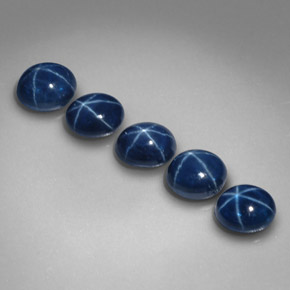 Achetez naturel ct bleue saphir étoilé gems, coupe ovale, en provenance thaïlande chez gemselect. en stock, livraison internationale!