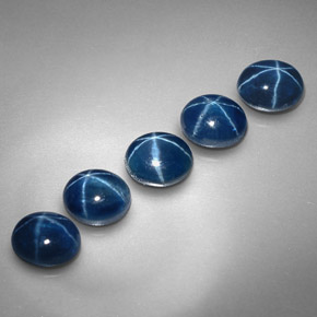 Achetez naturel ct bleue saphir étoilé gems, coupe ovale, en provenance thaïlande chez gemselect. en stock, livraison internationale!