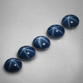 Achetez naturel ct bleue saphir étoilé gems, coupe ovale, en provenance thaïlande chez gemselect. en stock, livraison internationale!