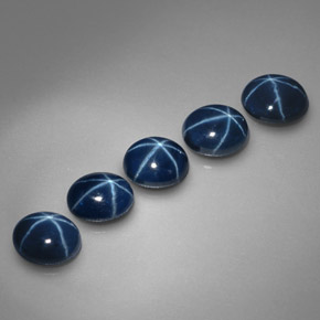 Achetez naturel ct bleue saphir étoilé gems, coupe ovale, en provenance thaïlande chez gemselect. en stock, livraison internationale!