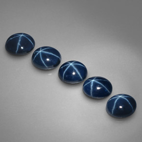Achetez naturel ct bleue saphir étoilé gems, coupe ovale, en provenance thaïlande chez gemselect. en stock, livraison internationale!